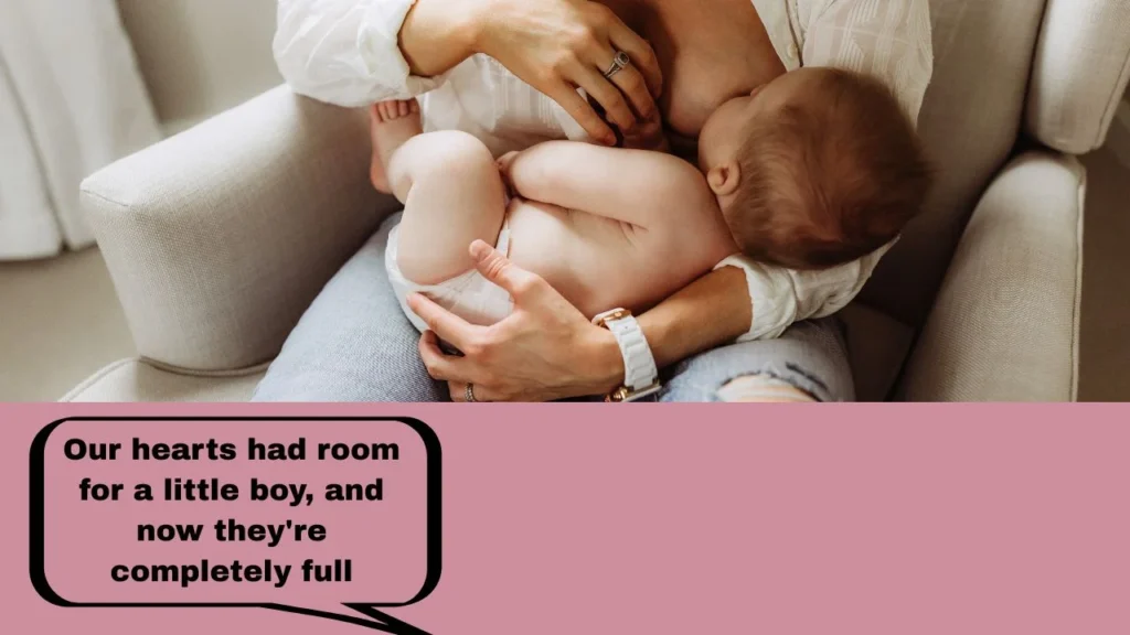 Cute Gender Reveal Captions Boy