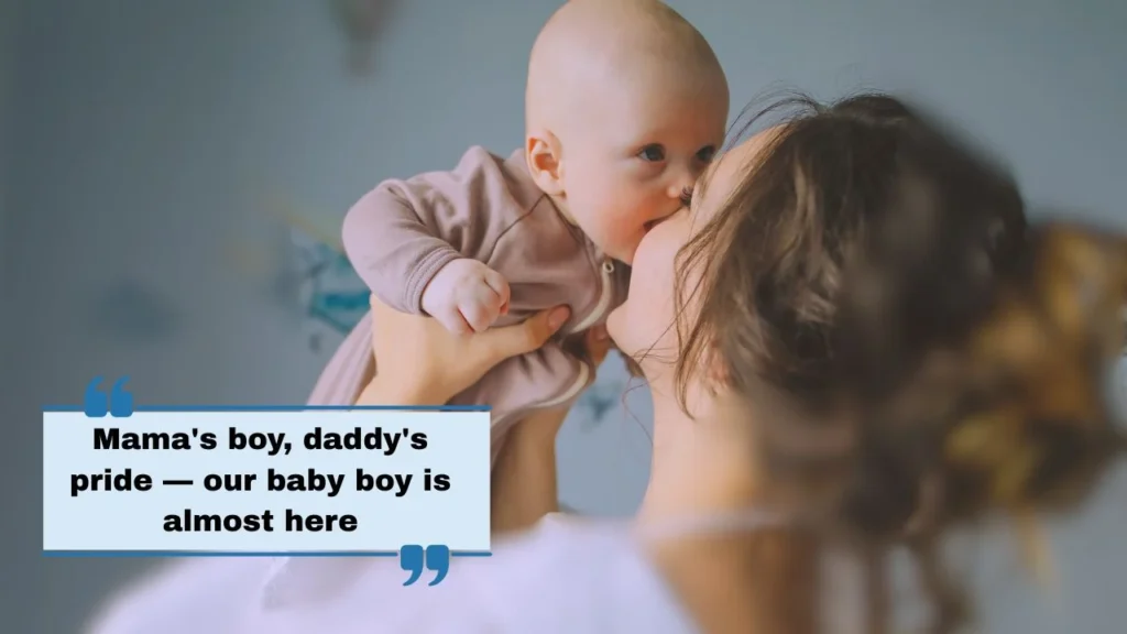 Funny Gender Reveal Captions for a Boy