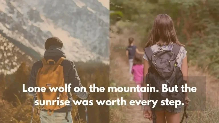 Nature and Scenic Hiking Captions (Mountains, Trails, Sunsets and More)