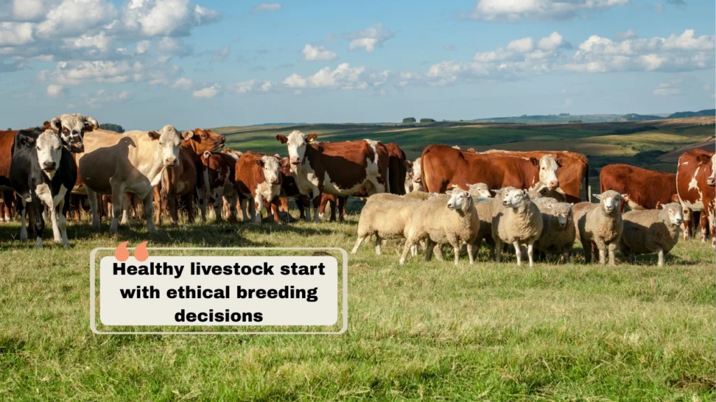 Farm Animal and Livestock Breeding Captions