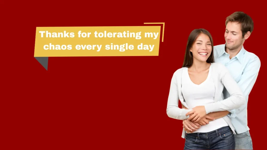 Cute but funny anniversary captions for him: