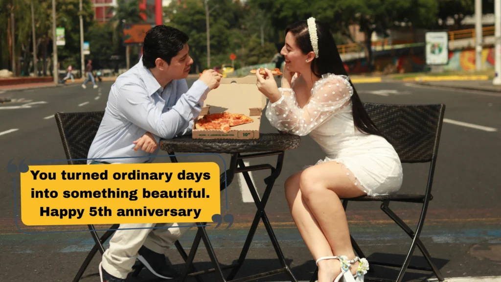 Sweet & Romantic 5 Year Anniversary Captions for Couples