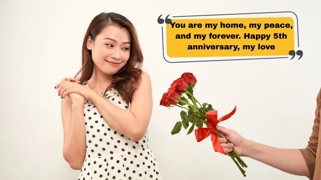5 Year Anniversary Captions for Wife