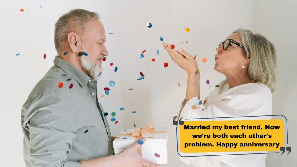 Funny Wedding Anniversary Captions for Instagram