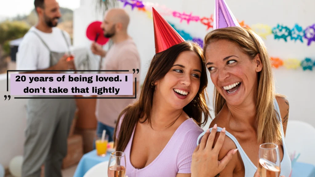 20th Birthday Captions for Yourself — Self-Love Edition