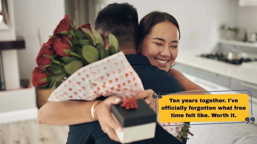 Funny Anniversary Captions for Milestone Years