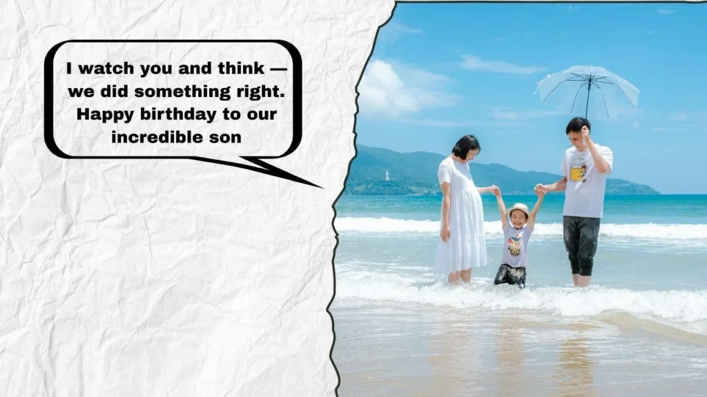 Sweet & Short Birthday Captions for Son