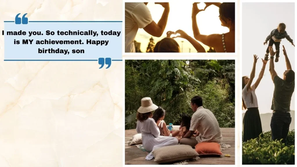 Birthday Captions for Son by Milestone Age