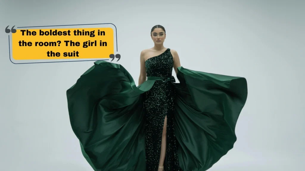 Bold & Savage Suit Captions for Girls