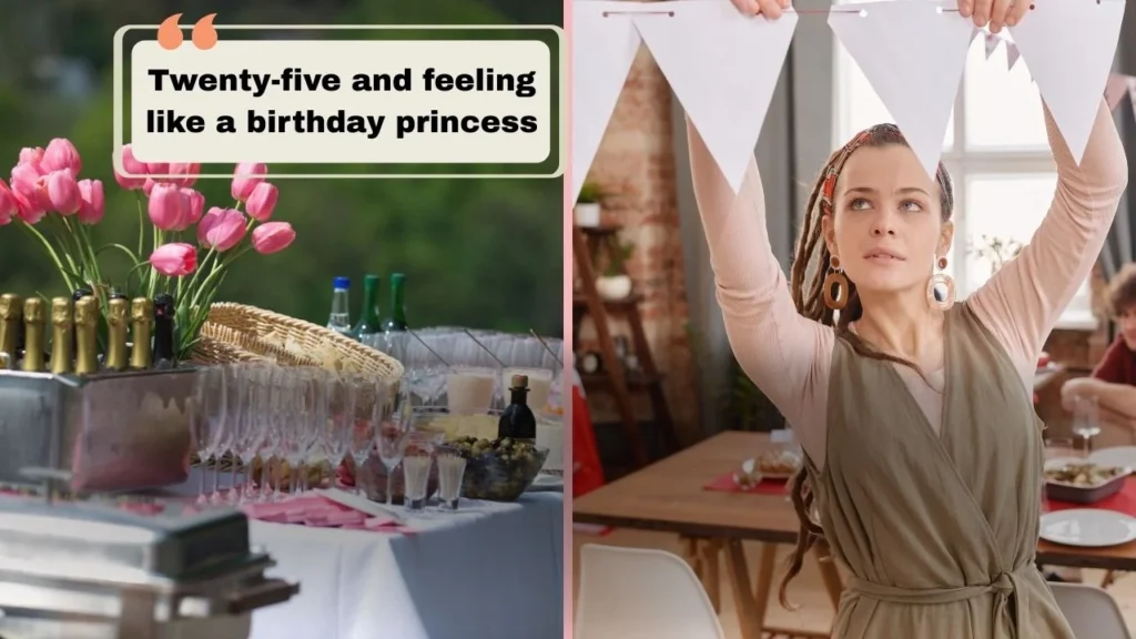 Aesthetic & Classy 25th Birthday Captions