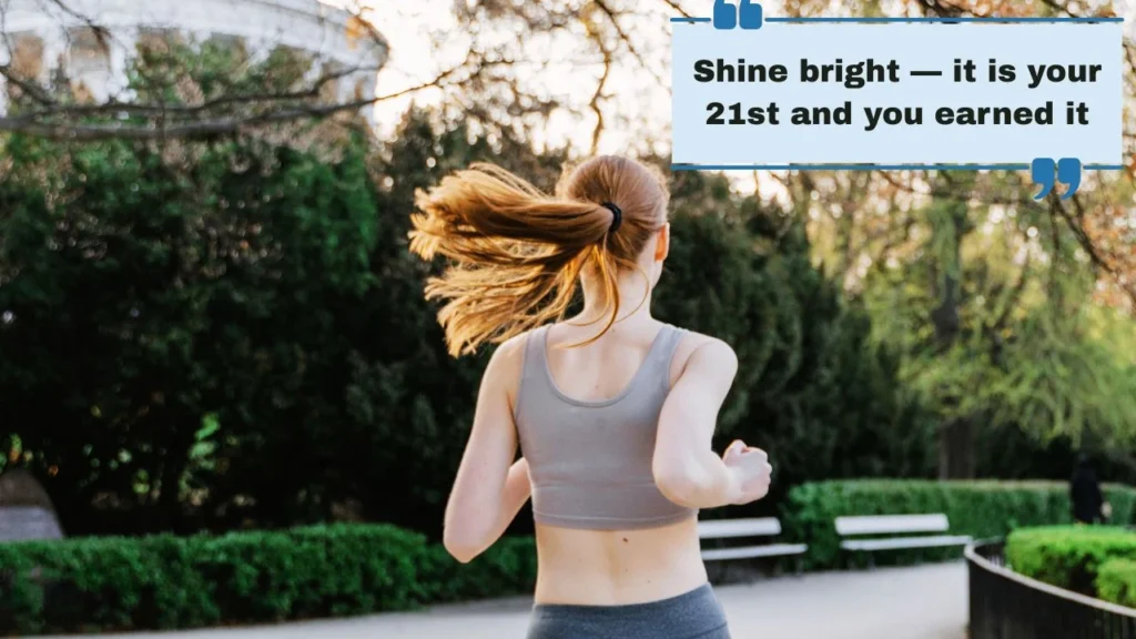 Classy and Aesthetic 21st Birthday Captions 