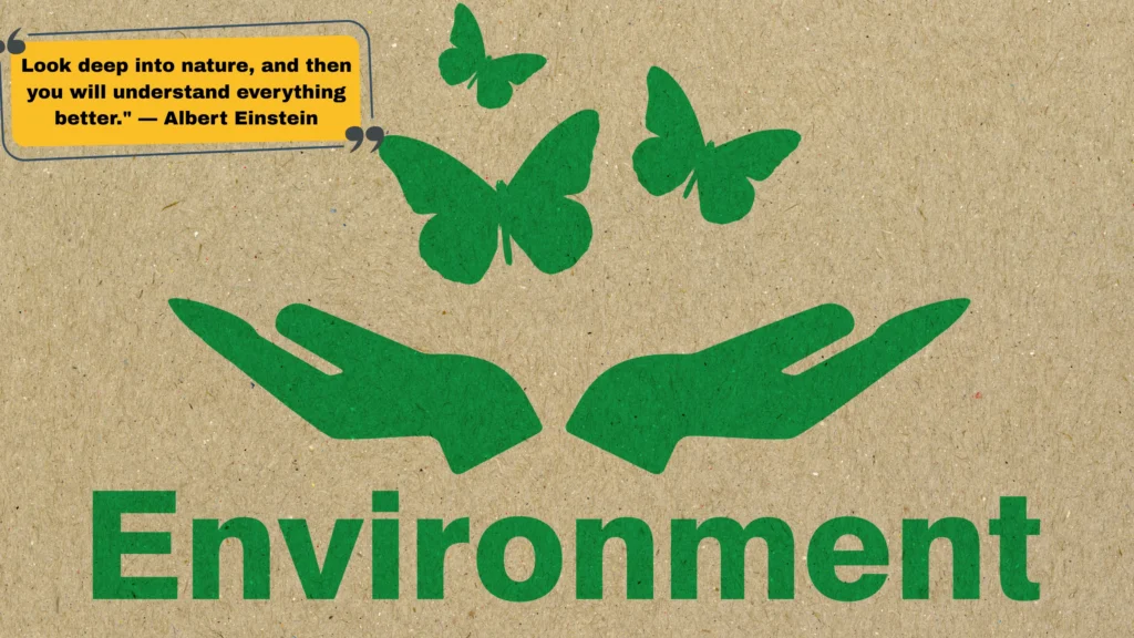 Powerful Quote-Based Environmental Awareness Captions