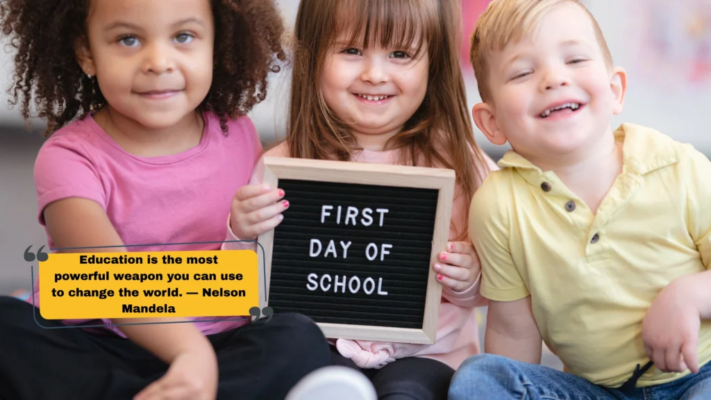 Inspirational First Day of School Instagram Captions