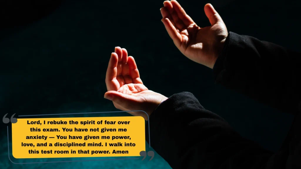 Prayers for Overcoming Exam Anxiety and Fear