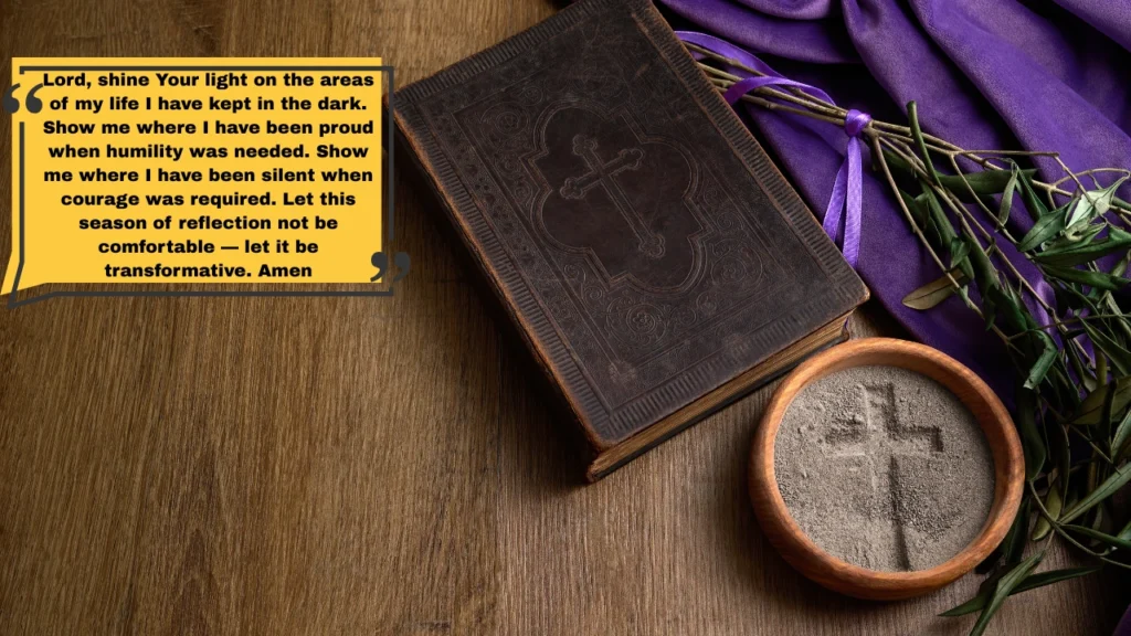 Ash Wednesday Prayers for Inner Reflection and Self-Examination