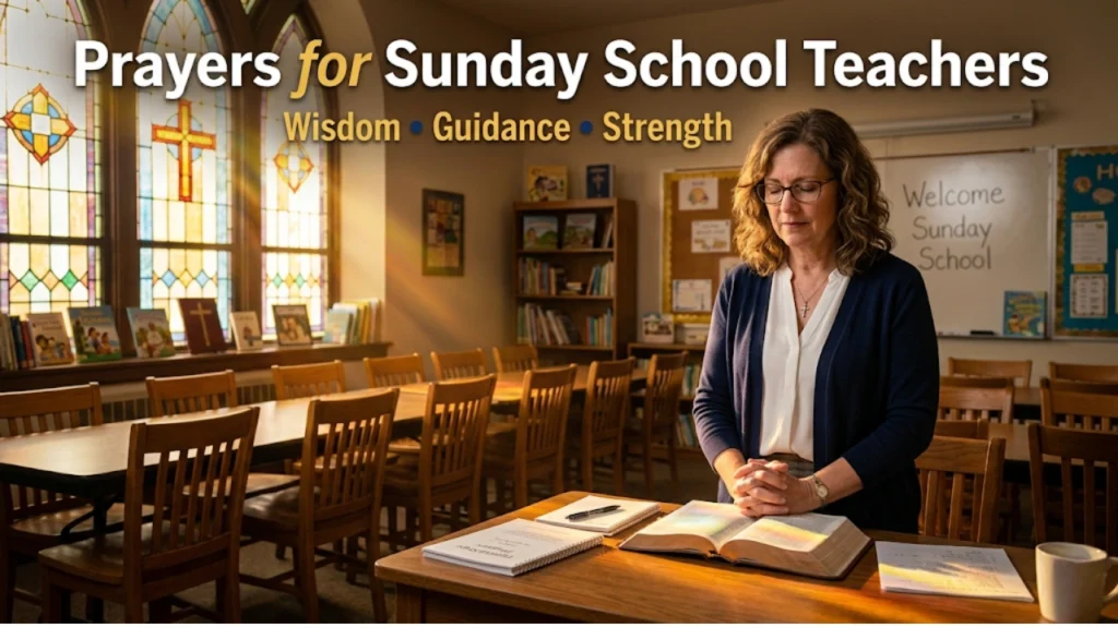Opening Prayers for Sunday School Teachers and Wisdom