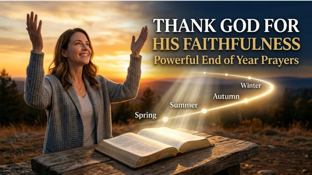 Powerful End of Year Prayers to Thank God for His Faithfulness