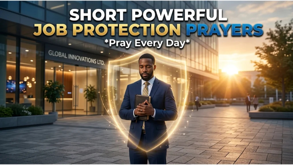 Short Powerful Prayers for Job Protection to Pray Every Day