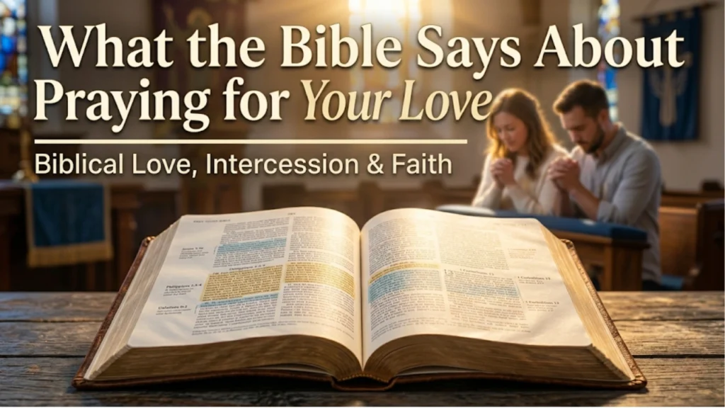 What the Bible Says About Praying for the One You Love
